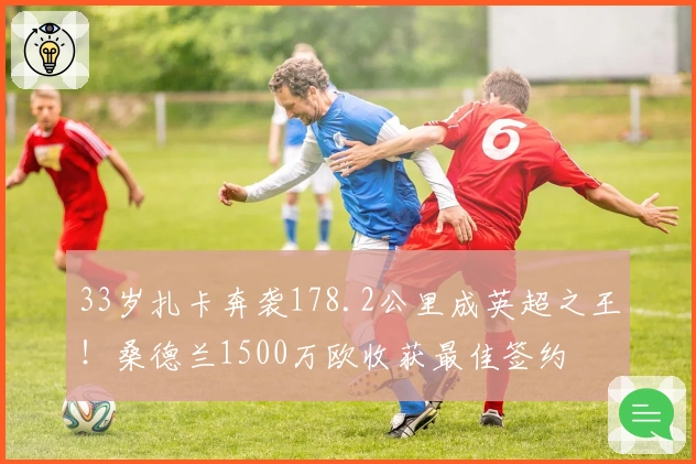 33岁扎卡奔袭178.2公里成英超之王！桑德兰1500万欧收获最佳签约